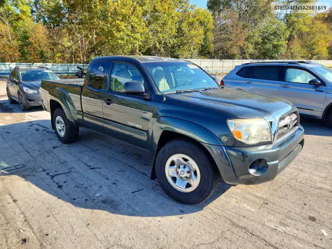 2010 Toyota Tacoma Access Cab VIN 5TEUX4EN3AZ681619 фото 4