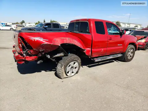 2011 Toyota Tacoma V6 VIN 5TFUU4EN0BX008031 фото 3