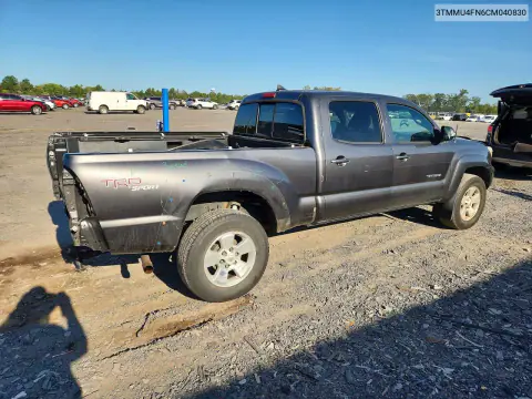 2012 Toyota Tacoma Double Cab Long Bed VIN 3TMMU4FN6CM040830 фото 3
