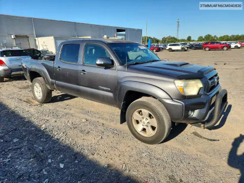 2012 Toyota Tacoma Double Cab Long Bed VIN 3TMMU4FN6CM040830 фото 4