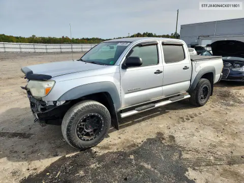 5TFJX4GN4CX011801 — 2012 Toyota Tacoma, Передняя часть, фото до ремонта