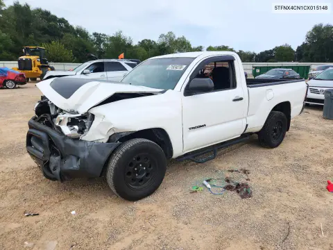 5TFNX4CN1CX015148 — 2012 Toyota Tacoma, Передняя часть, фото до ремонта