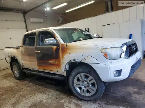 3TMLU4EN0DM126147 — 2013 Toyota Tacoma, фото 4 с аукциона Copart, Пожар