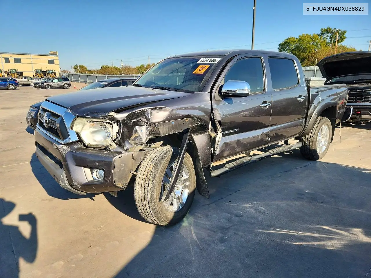 2013 Toyota Tacoma VIN 5TFJU4GN4DX038829 фото 1