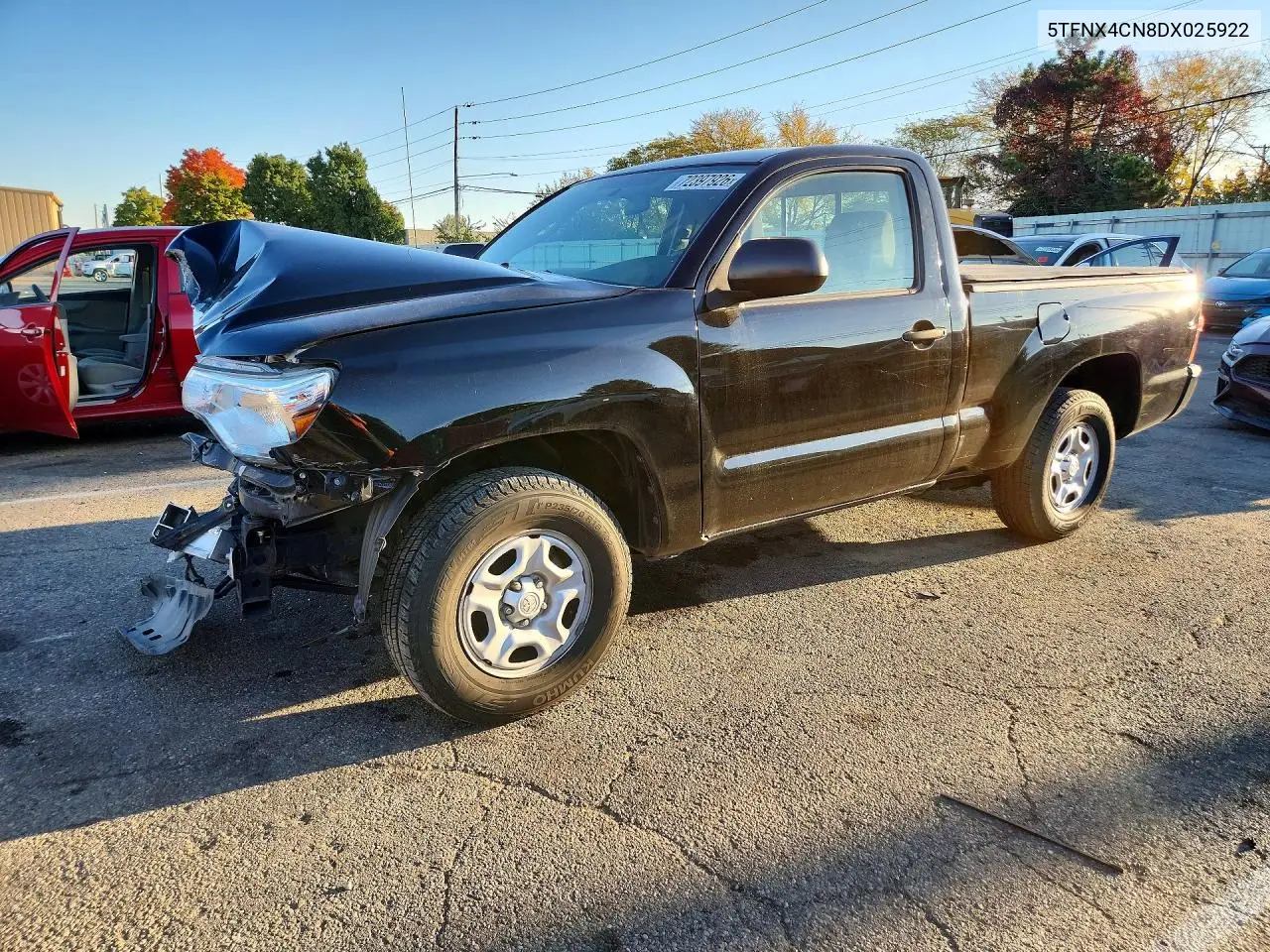 2013 Toyota Tacoma Base VIN 5TFNX4CN8DX025922 фото 1