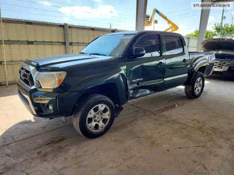 5TFJU4GN5EX060470 — 2014 Toyota Tacoma, Сторона, фото до ремонта