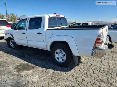 2015 Toyota Tacoma Double Cab Prerunner VIN 3TMJU4GN9FM178142 фото 2