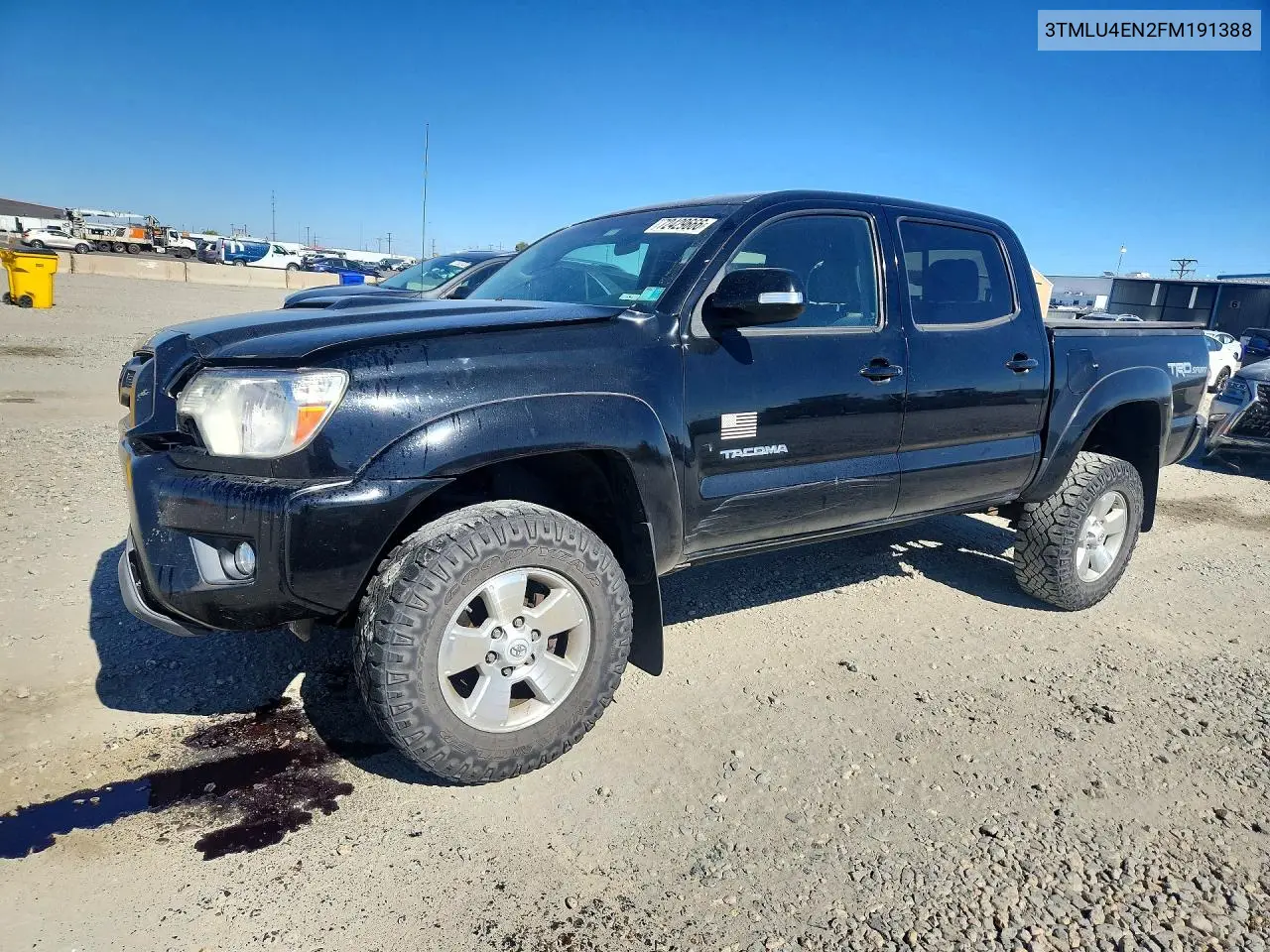 2015 Toyota Tacoma V6 VIN 3TMLU4EN2FM191388 фото 1