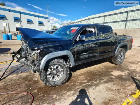 5TFAZ5CN5GX006618 — 2016 Toyota Tacoma, Передняя часть, фото до ремонта