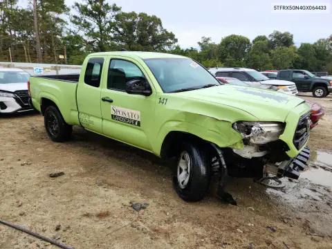 2016 Toyota Tacoma Sr VIN 5TFRX5GN4GX064433 фото 4