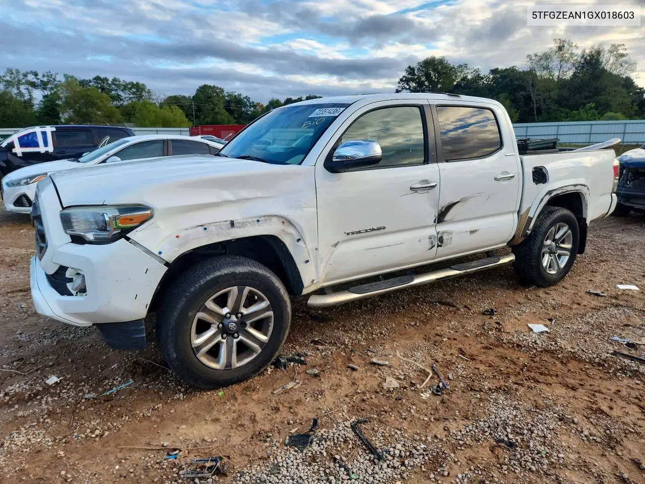 2016 Toyota Tacoma Limited VIN 5TFGZEAN1GX018603 фото 1