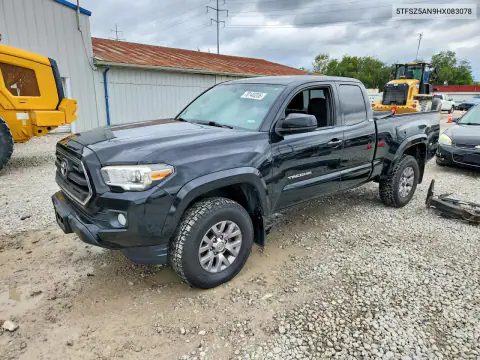 5TFSZ5AN9HX083078 — 2017 Toyota Tacoma, Задняя часть, фото до ремонта
