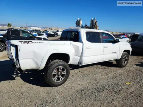 2017 Toyota Tacoma Trd Sport VIN 3TMBZ5DN5HM006449 фото 3