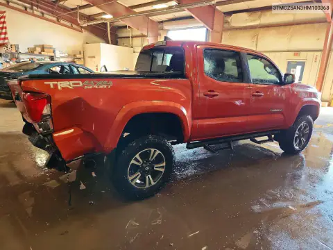 3TMCZ5AN3HM100368 — 2017 Toyota Tacoma, фото 3 с аукциона Copart, Задняя часть