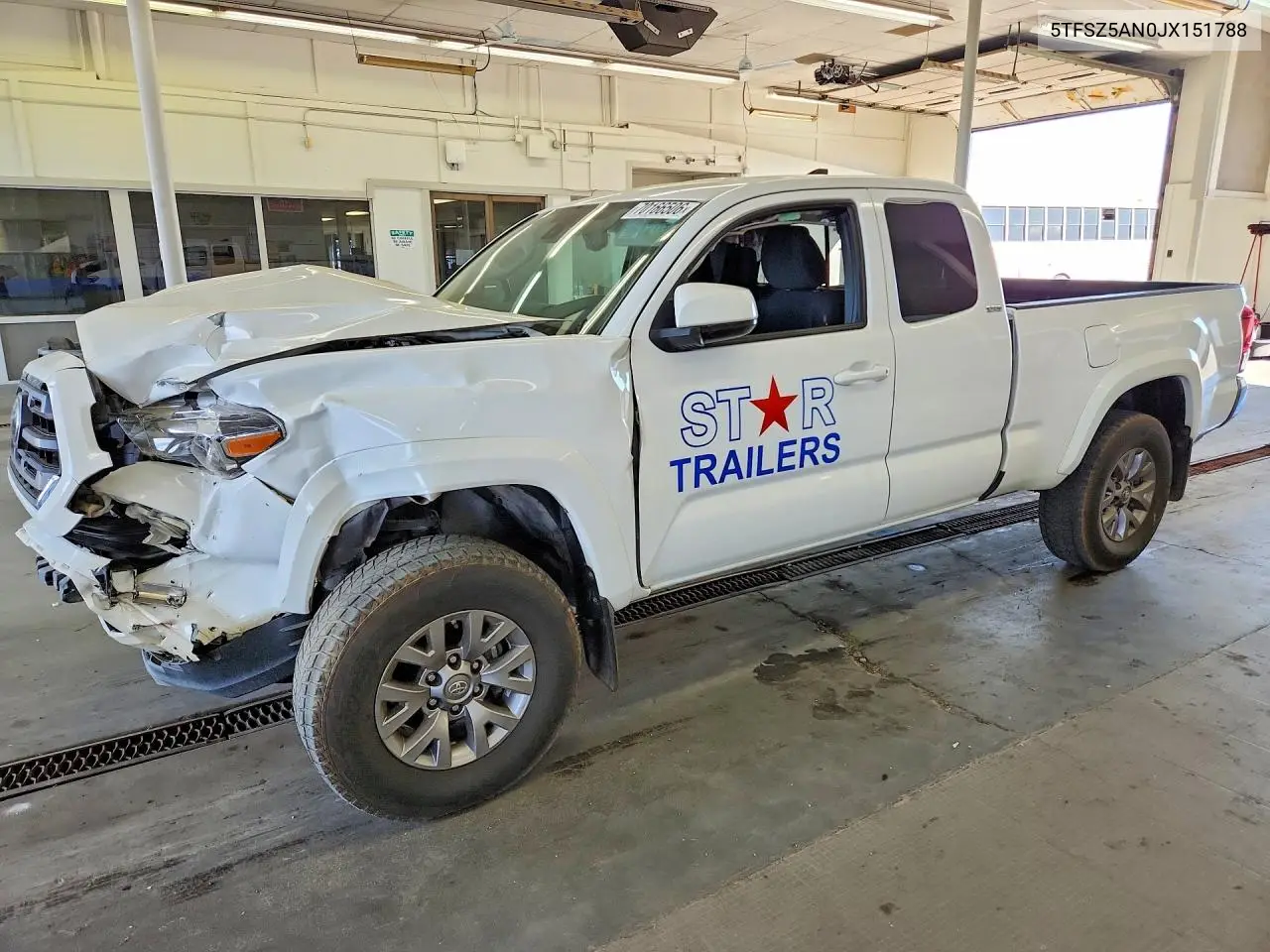 2018 Toyota Tacoma Sr5 V6 VIN 5TFSZ5AN0JX151788 фото 1