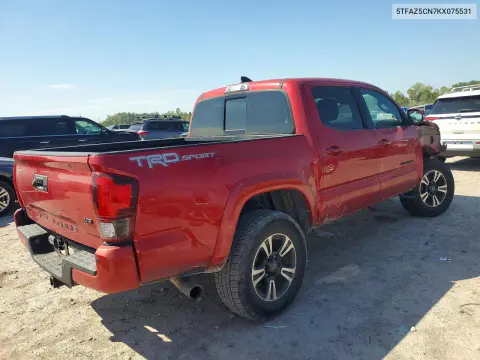2019 Toyota Tacoma Trd Sport VIN 5TFAZ5CN7KX075531 фото 3