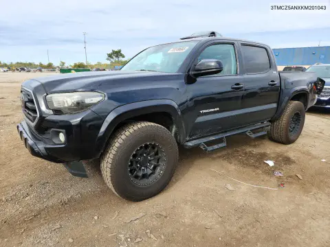 3TMCZ5ANXKM201043 — 2019 Toyota Tacoma, Задняя часть, фото до ремонта