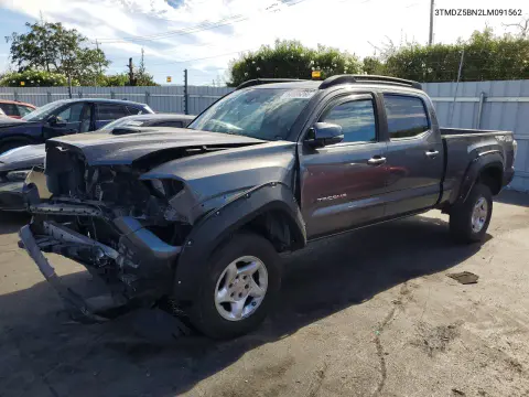 3TMDZ5BN2LM091562 — 2020 Toyota Tacoma, Передняя часть, фото до ремонта