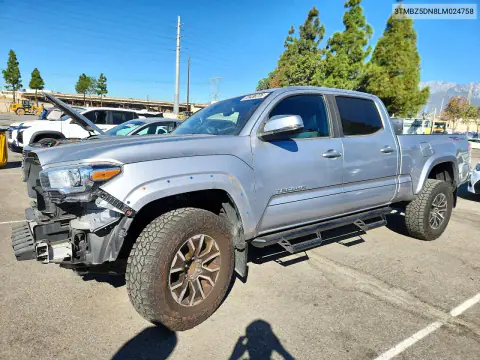 3TMBZ5DN8LM024758 — 2020 Toyota Tacoma, Передняя часть, фото до ремонта
