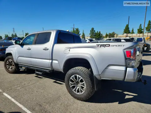 2020 Toyota Tacoma Trd Sport VIN 3TMBZ5DN8LM024758 фото 2