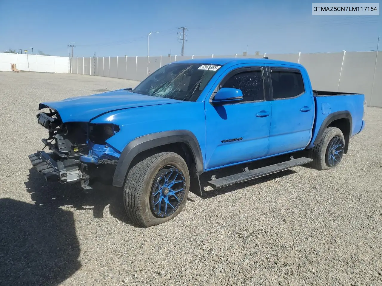 2020 Toyota Tacoma Trd Off-Road VIN 3TMAZ5CN7LM117154 фото 1