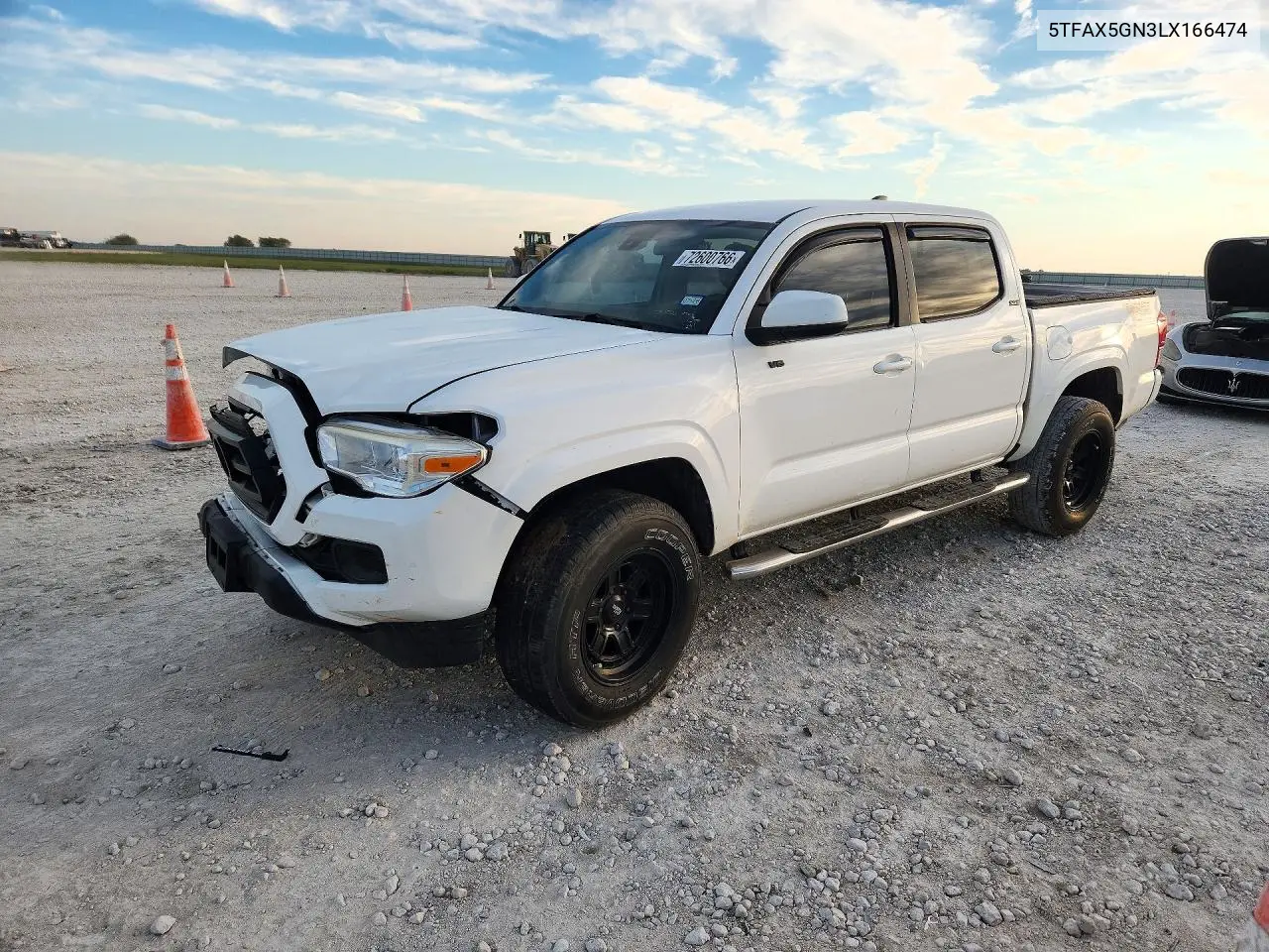 2020 Toyota Tacoma Sr VIN 5TFAX5GN3LX166474 фото 1