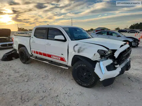 2020 Toyota Tacoma Sr VIN 5TFAX5GN3LX166474 фото 4
