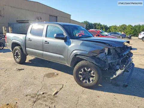 3TMCZ5AN7PM563953 — 2021 Toyota Tacoma, фото 4 с аукциона Copart 23.10.2026, Передняя часть