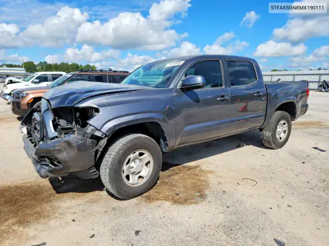5TFAX5GN8MX190111 — 2021 Toyota Tacoma, Передняя часть, фото до ремонта
