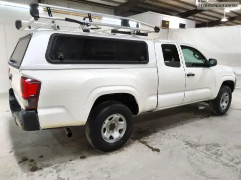 3TYRX5GN0MT028793 — 2021 Toyota Tacoma, фото 3 с аукциона Copart 15.10.2026, Механические повреждения