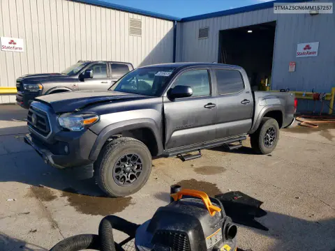 3TMAZ5CN6MM157257 — 2021 Toyota Tacoma, Задняя часть, фото до ремонта