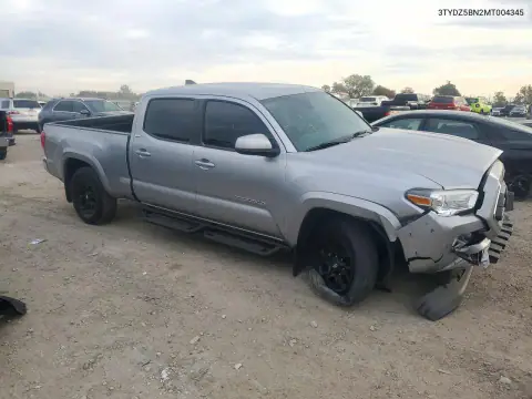 3TYDZ5BN2MT004345 — 2021 Toyota Tacoma, фото 4 с аукциона Copart, Передняя часть