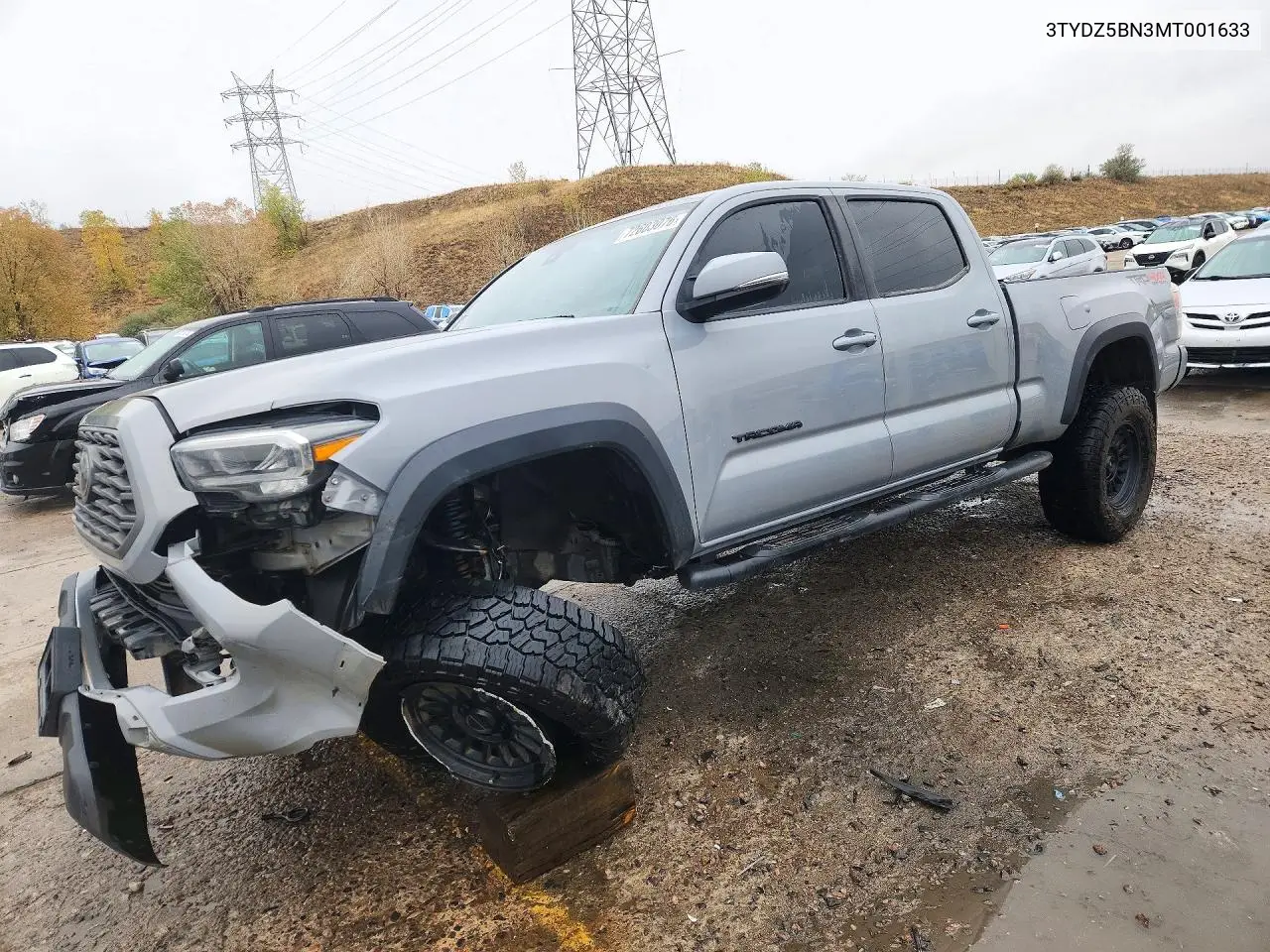 3TYDZ5BN3MT001633 Toyota Tacoma 2021 — повреждение Передняя часть, фото до ремонта
