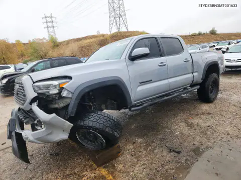 3TYDZ5BN3MT001633 — 2021 Toyota Tacoma, Передняя часть, фото до ремонта