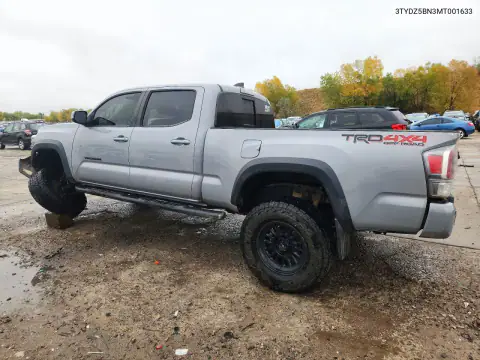 3TYDZ5BN3MT001633 — 2021 Toyota Tacoma, фото 2 с аукциона Copart, Передняя часть