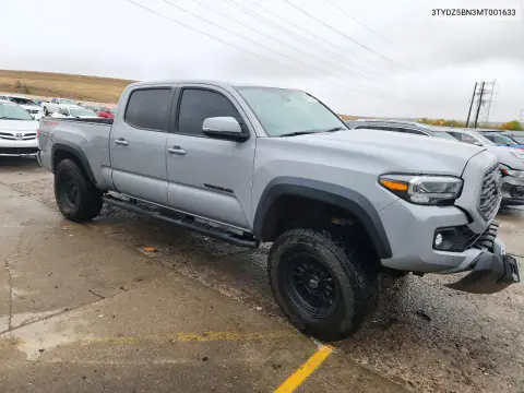 3TYDZ5BN3MT001633 — 2021 Toyota Tacoma, фото 4 с аукциона Copart, Передняя часть