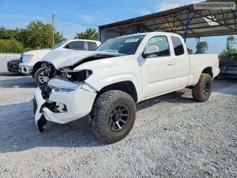 3TYSX5EN7NT016534 — 2022 Toyota Tacoma, Передняя часть, фото до ремонта