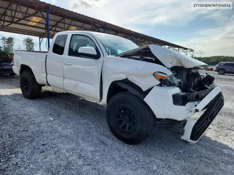 3TYSX5EN7NT016534 — 2022 Toyota Tacoma, фото 4 с аукциона Copart, Передняя часть