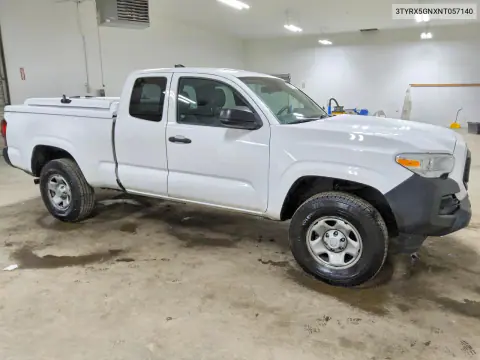 2022 Toyota Tacoma Sr VIN 3TYRX5GNXNT057140 фото 4