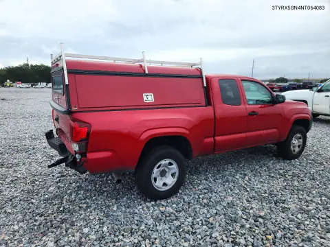 2022 Toyota Tacoma Sr VIN 3TYRX5GN4NT064083 фото 3