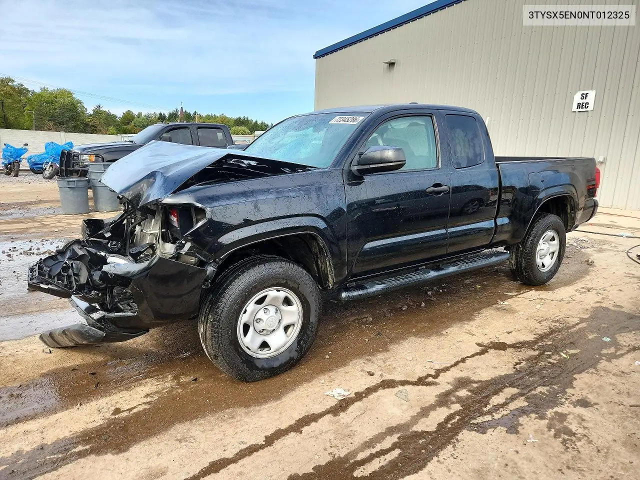 2022 Toyota Tacoma Sr VIN 3TYSX5EN0NT012325 фото 1