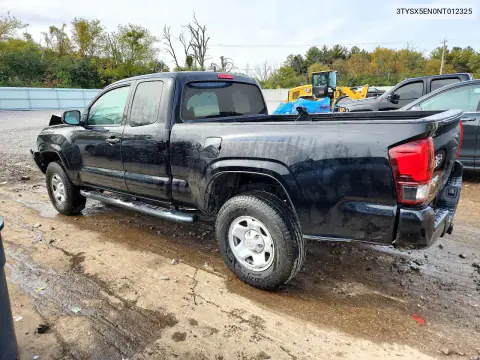 2022 Toyota Tacoma Sr VIN 3TYSX5EN0NT012325 фото 2
