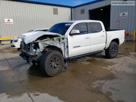 3TMAZ5CN6PM216313 — 2023 Toyota Tacoma, Передняя часть, фото до ремонта