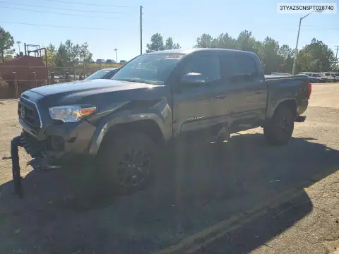 3TYAZ5CN5PT038740 — 2023 Toyota Tacoma, Передняя часть, фото до ремонта