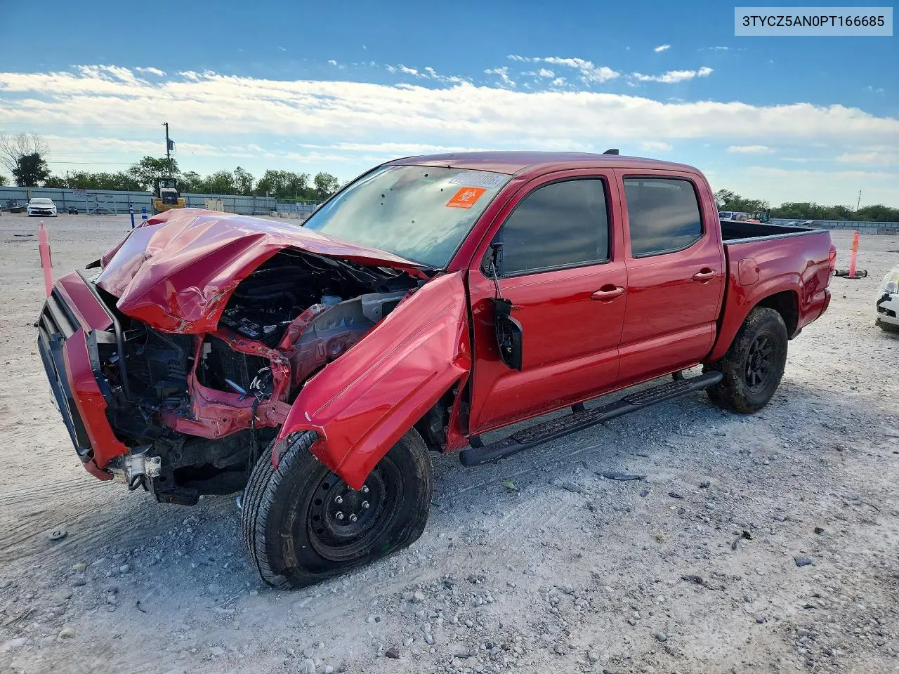 2023 Toyota Tacoma Sr V6 VIN 3TYCZ5AN0PT166685 фото 1