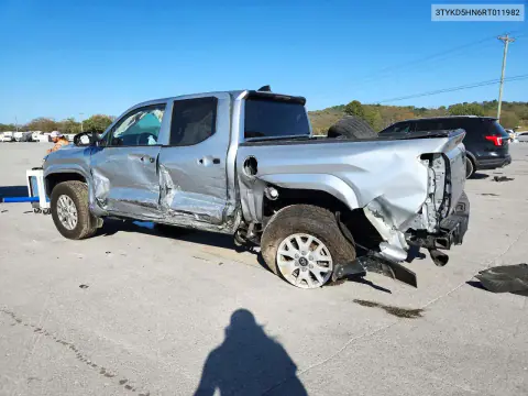 2024 Toyota Tacoma Sr VIN 3TYKD5HN6RT011982 фото 2
