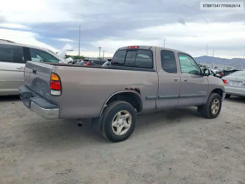 2000 Toyota Tundra Sr5 VIN 5TBRT3417YS062614 фото 3