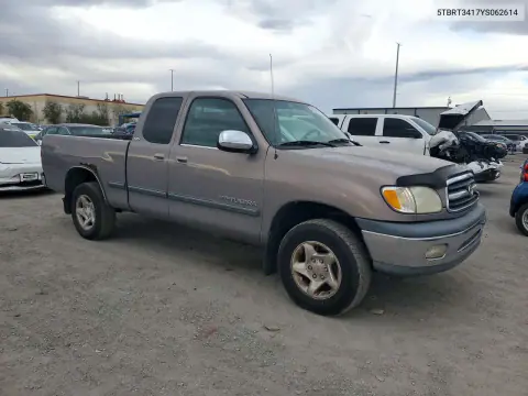 2000 Toyota Tundra Sr5 VIN 5TBRT3417YS062614 фото 4