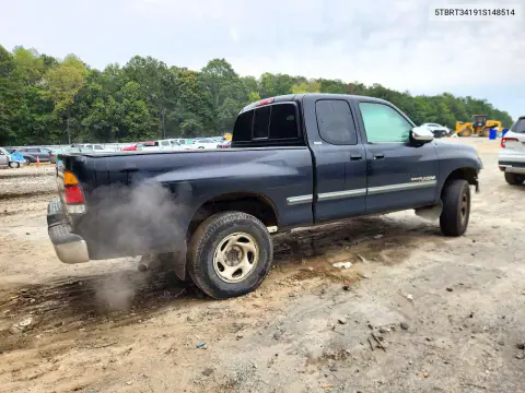2001 Toyota Tundra Sr5 VIN 5TBRT34191S148514 фото 3