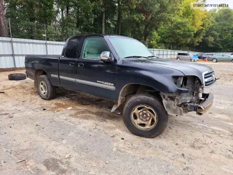 2001 Toyota Tundra Sr5 VIN 5TBRT34191S148514 фото 4